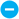 A blue circle with a white minus.