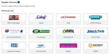 A screenshot of the supplier invoice imports page.