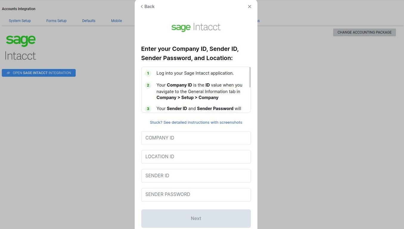 A screenshot of the Configuration Settings tab.