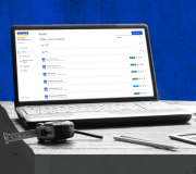 An image of a laptop and toolbox