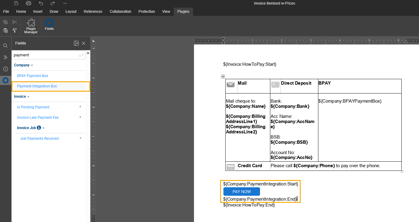 A screenshot of the How to Pay section in Form Builder.