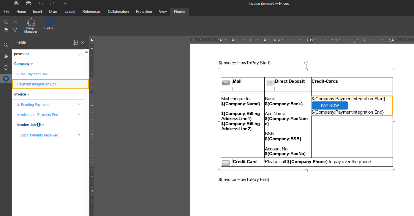 A screenshot of the How to Pay section in Form Builder.