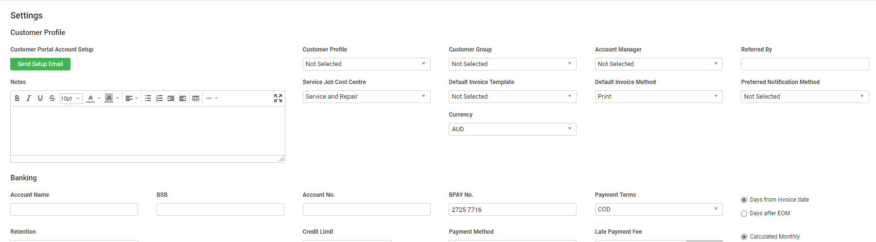 A screenshot of the of the Allow... check box.