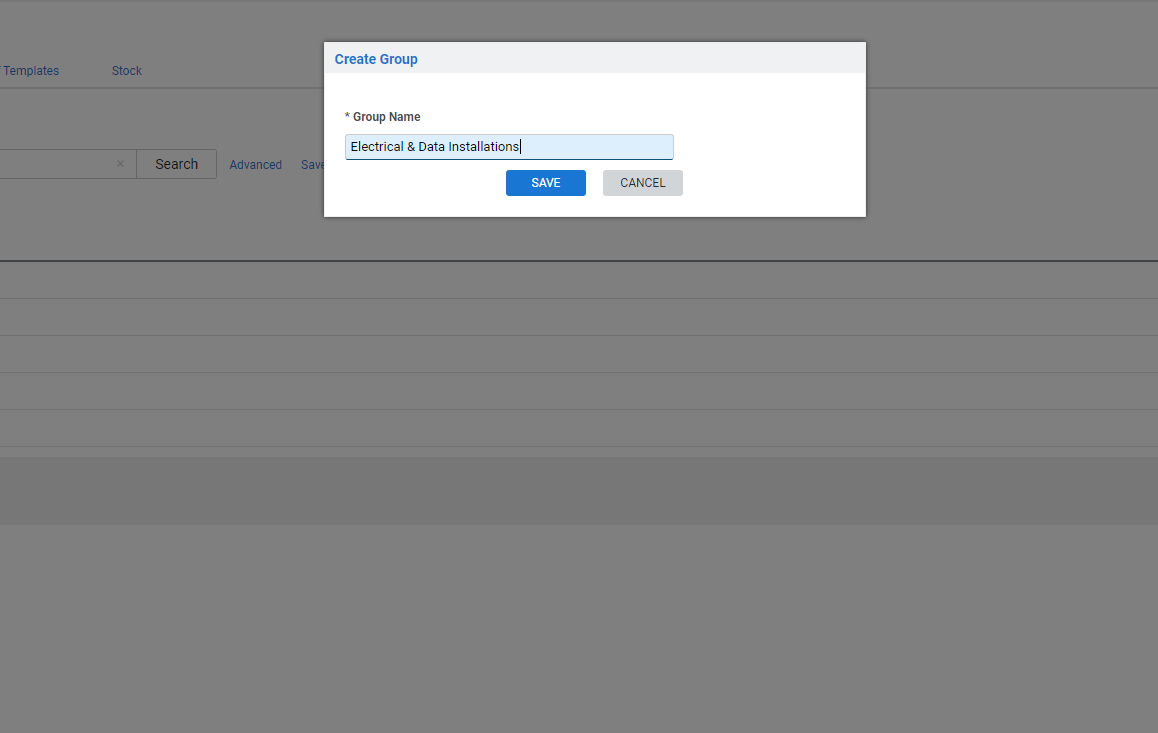 A screenshot of a pre-build group being created.