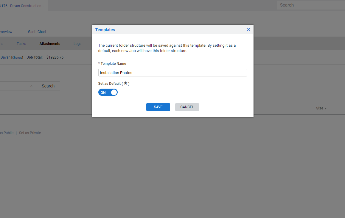A screenshot of attachments in grid view.
