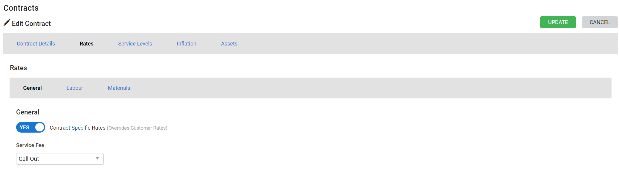 A screenshot of a new site.