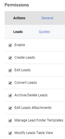 A screenshot of the Modify Table View check box.