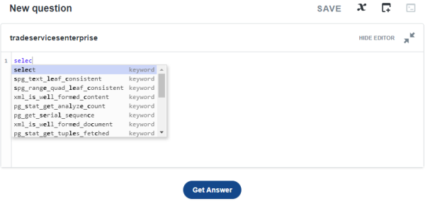 A screenshot of a newly created project quote.