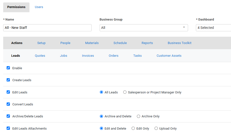 A screenshot of the Archive and Delete and Archive only options.