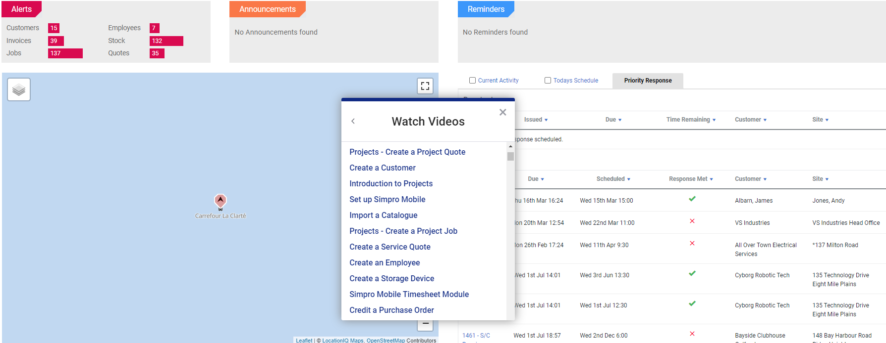A screenshot of hovering over a Quick Help icon.