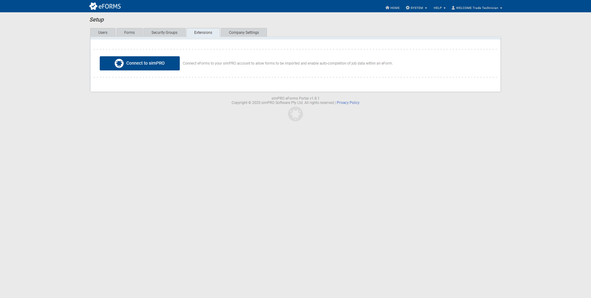 A screenshot of the Authorise button.