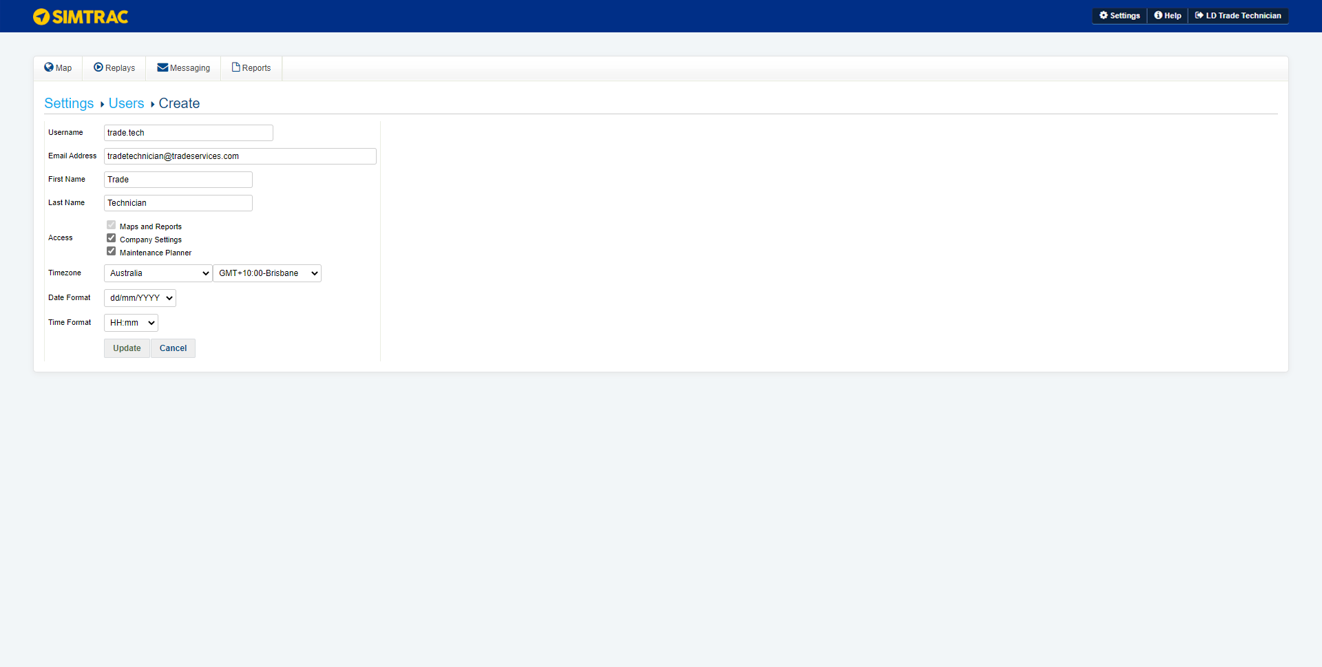 A screenshot of the Add New User button.